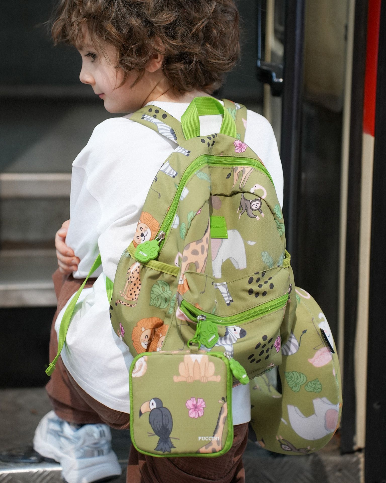 Rucsac safari pentru copii, verde