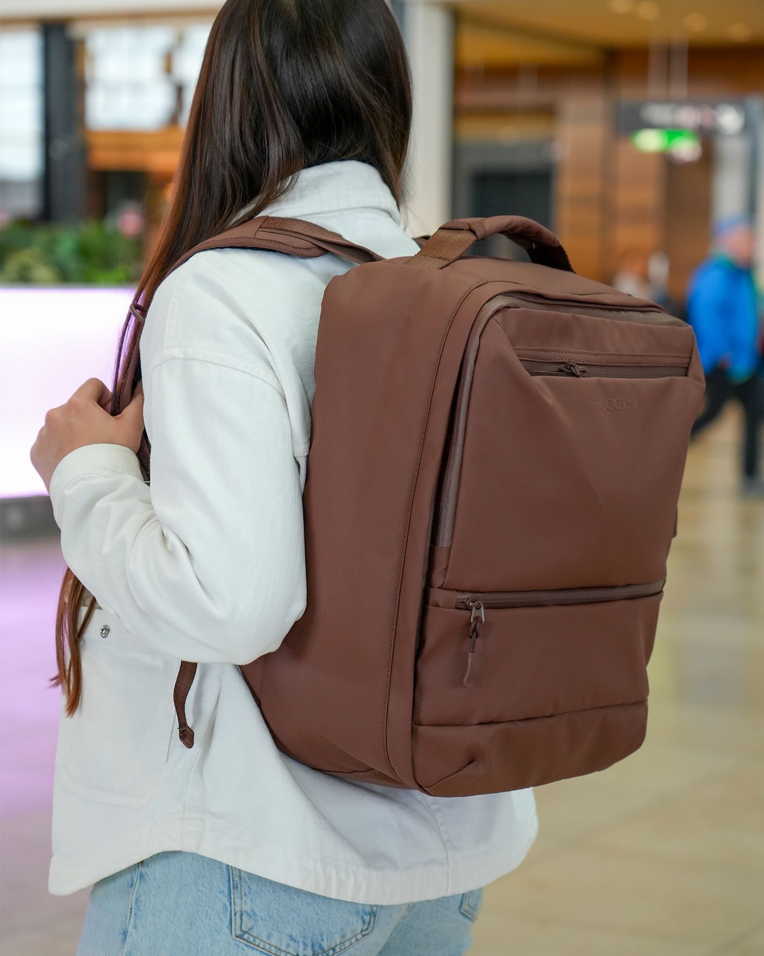 Rucsac pentru avion mărime M maro