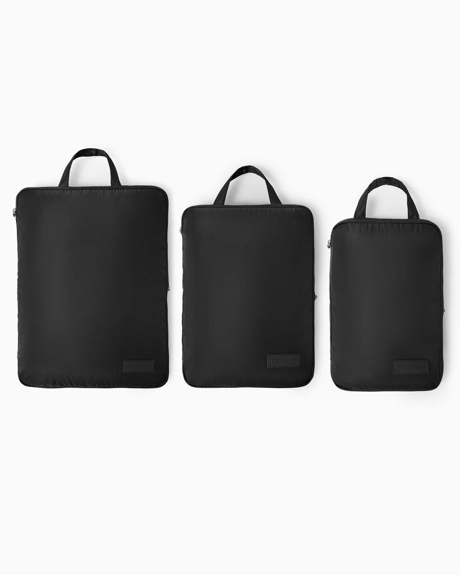 Set organizator de călătorie cu compresie negru