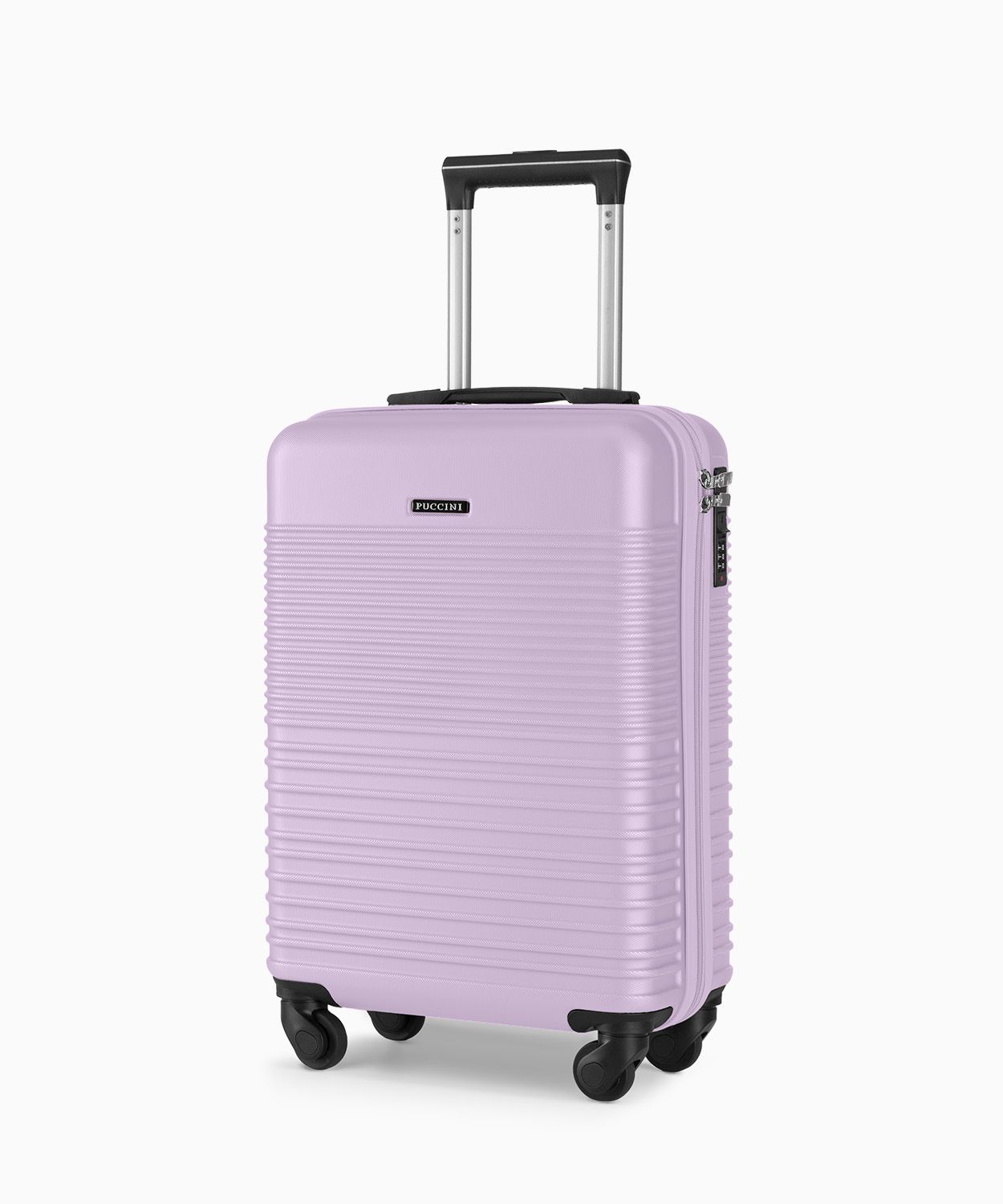Valiză de cabină pe 4 roți violet