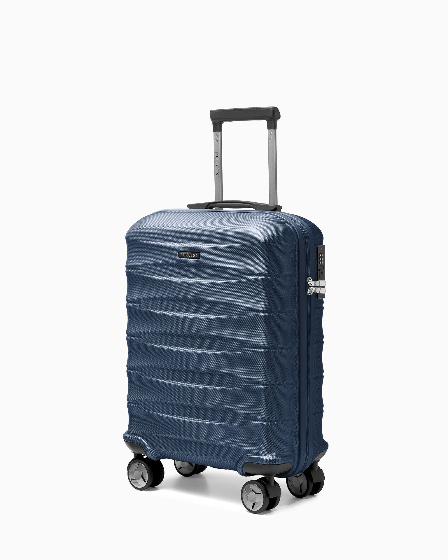 Valiza de cabină ABS albastru marin