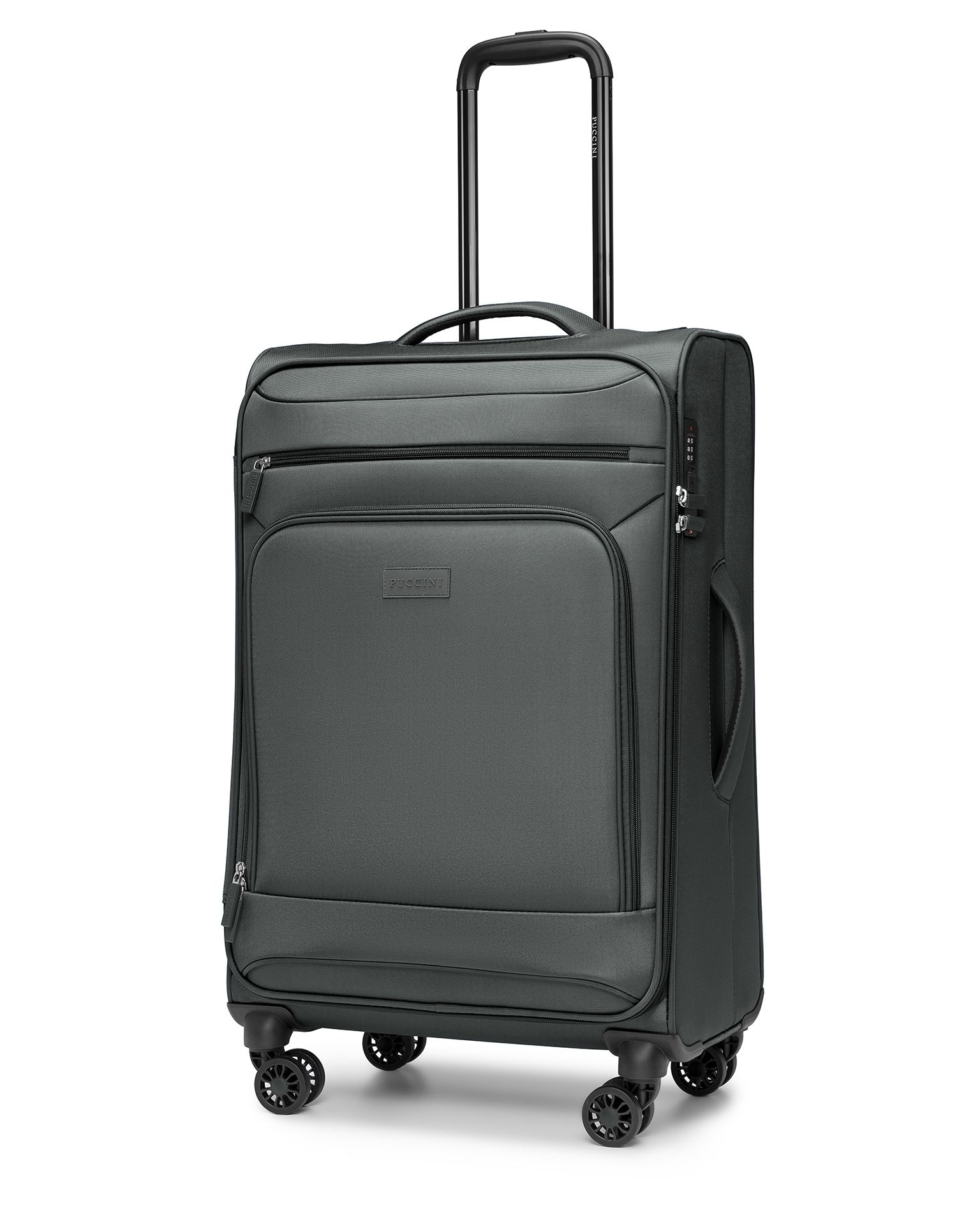 Geantă medie gri moale