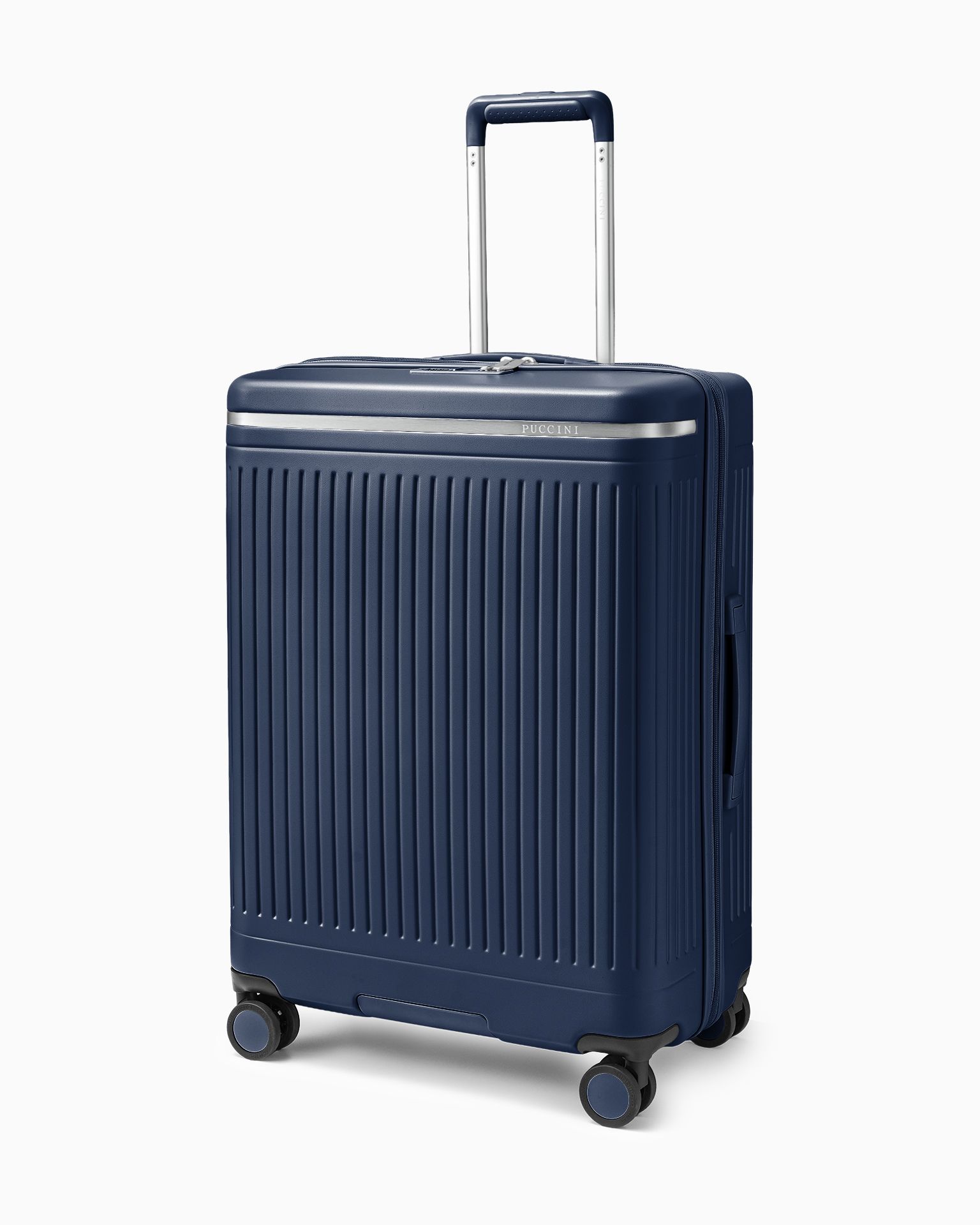 Valiză medie din policarbonat albastru