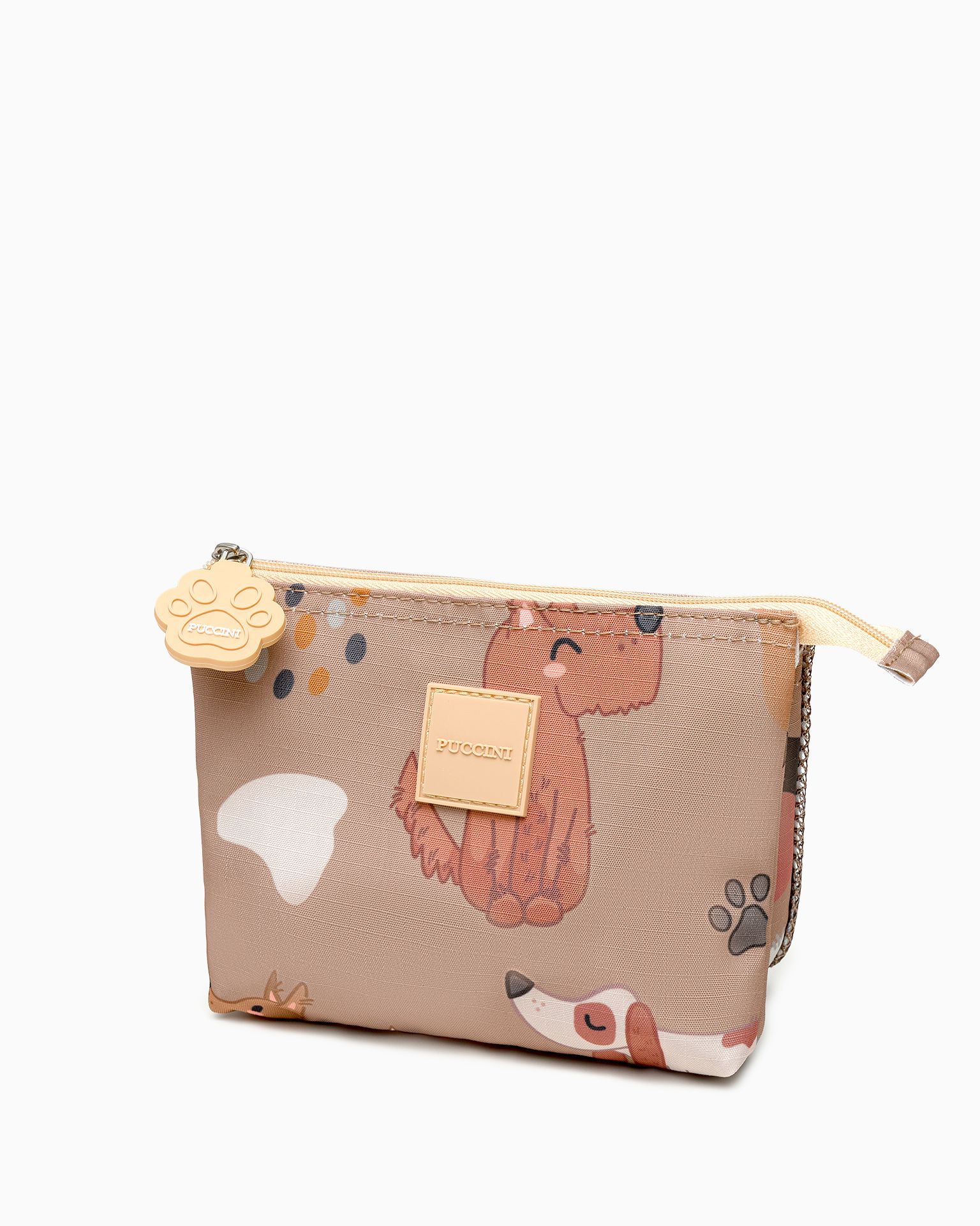 Geantă cosmetică pentru copii câini mici maro