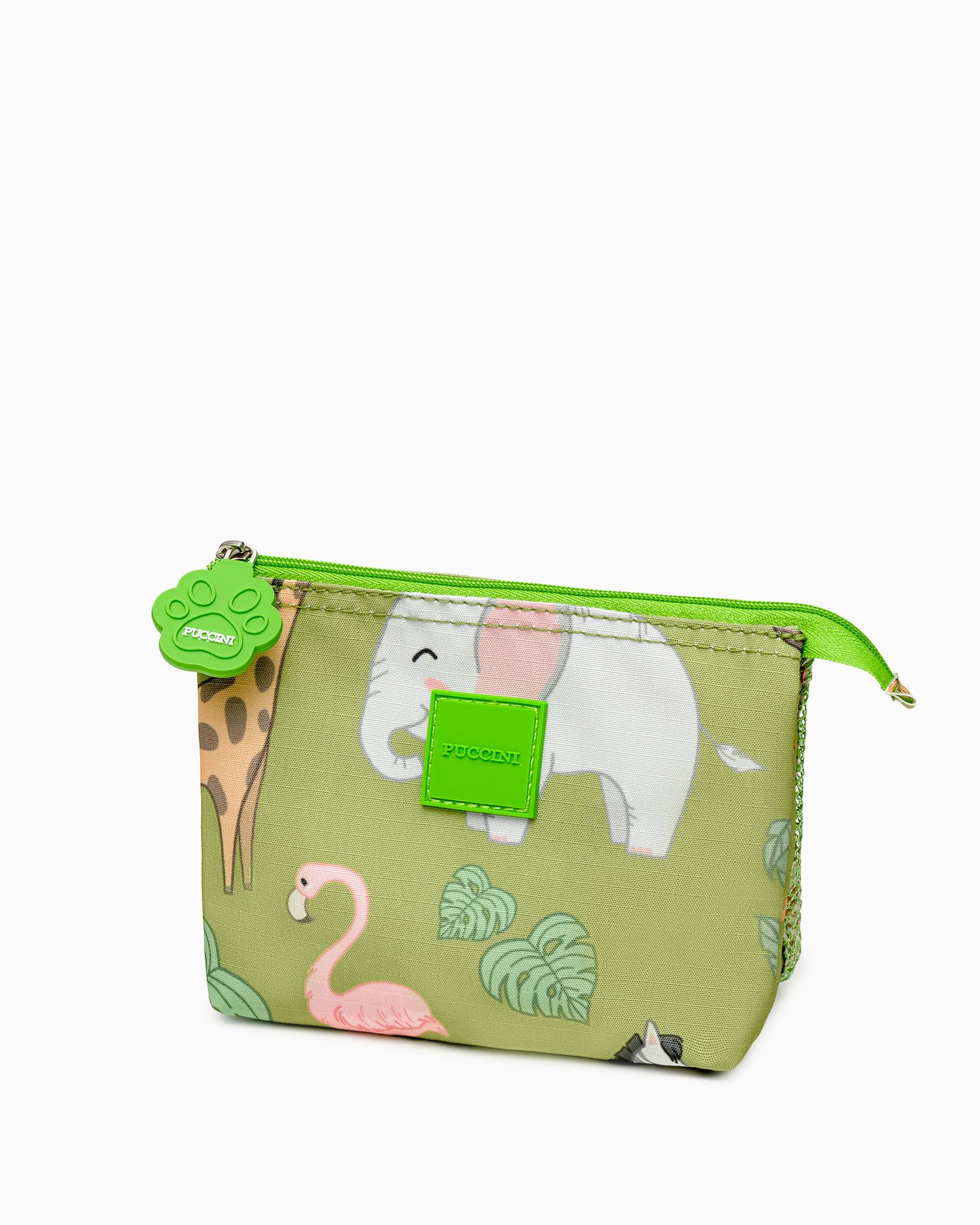 Geantă cosmetică pentru copii mică safari verde