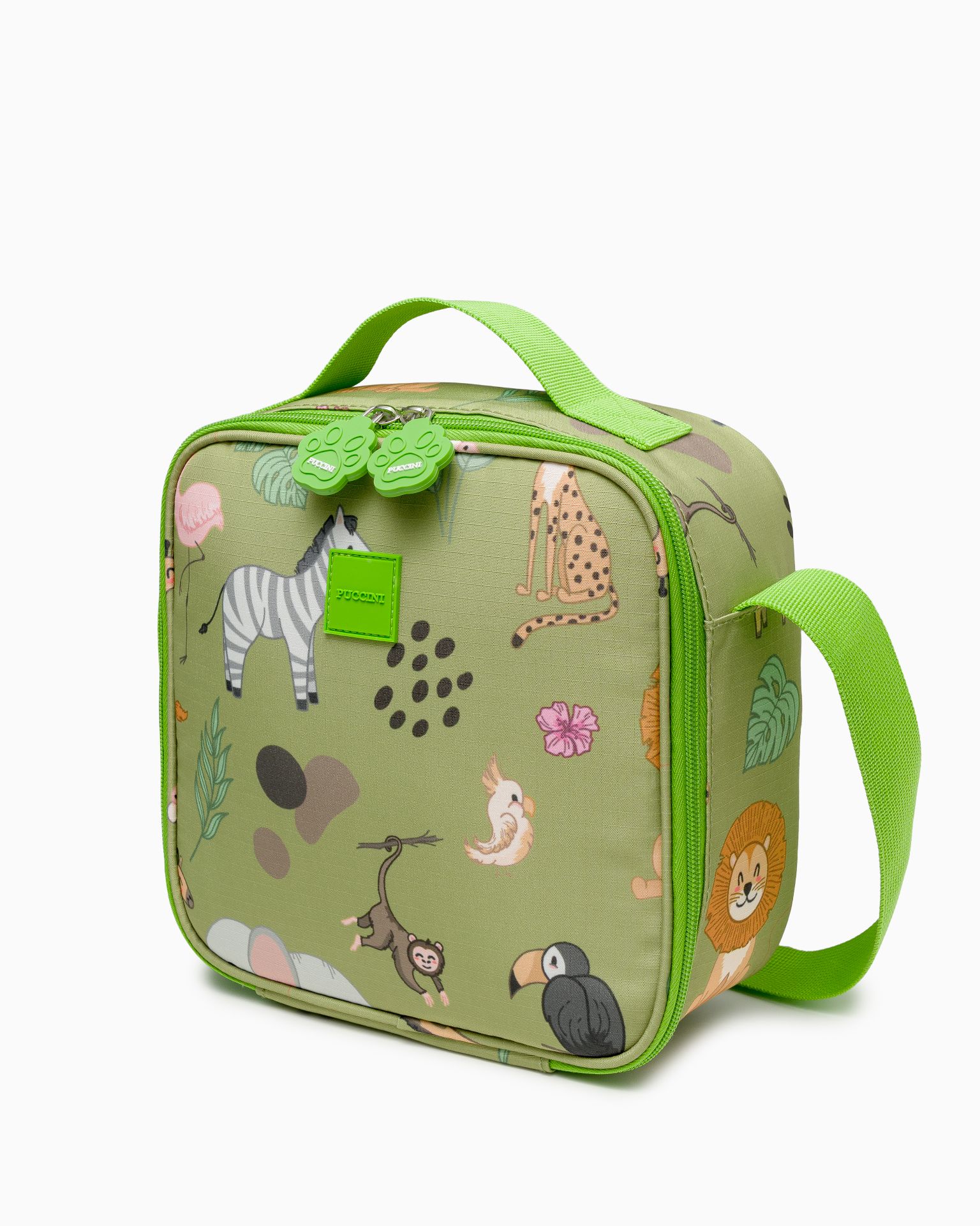 Geantă de prânz pentru copii safari verde