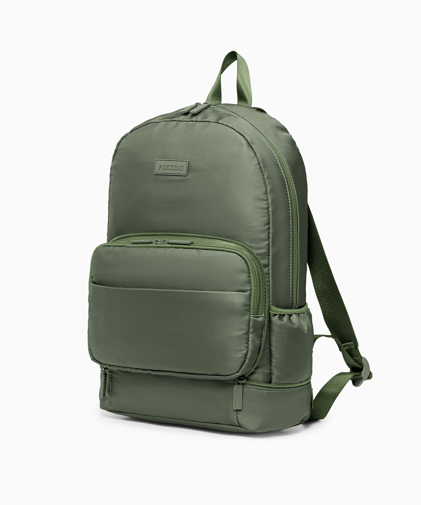 Rucsac cu geantă 2in1 verde
