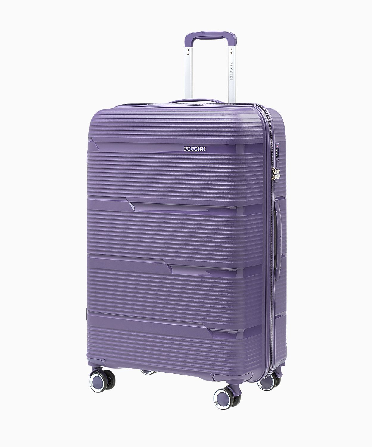 Troler mare din polipropilenă cu striații - violet