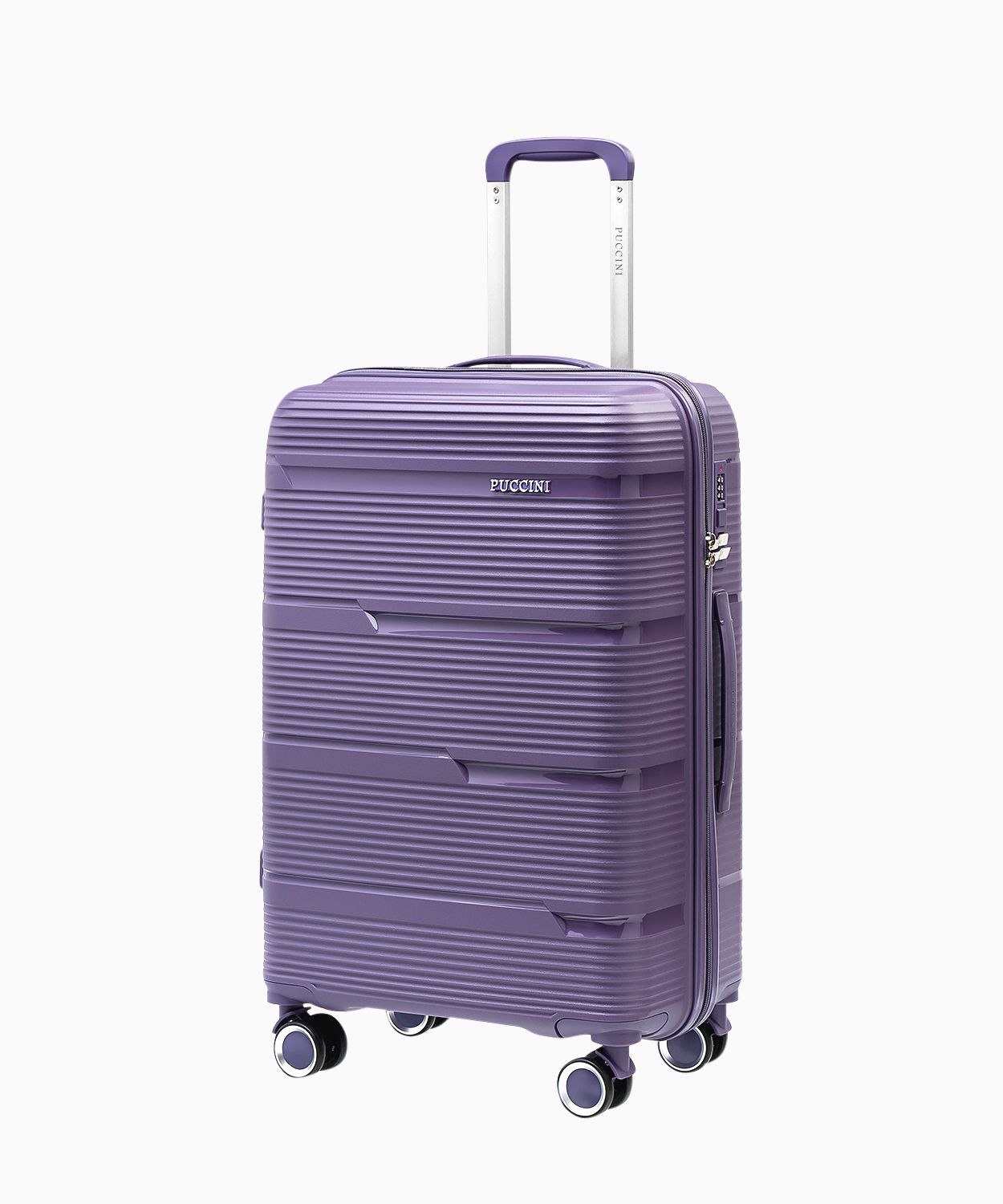 Troler mediu din polipropilenă cu striații - violet