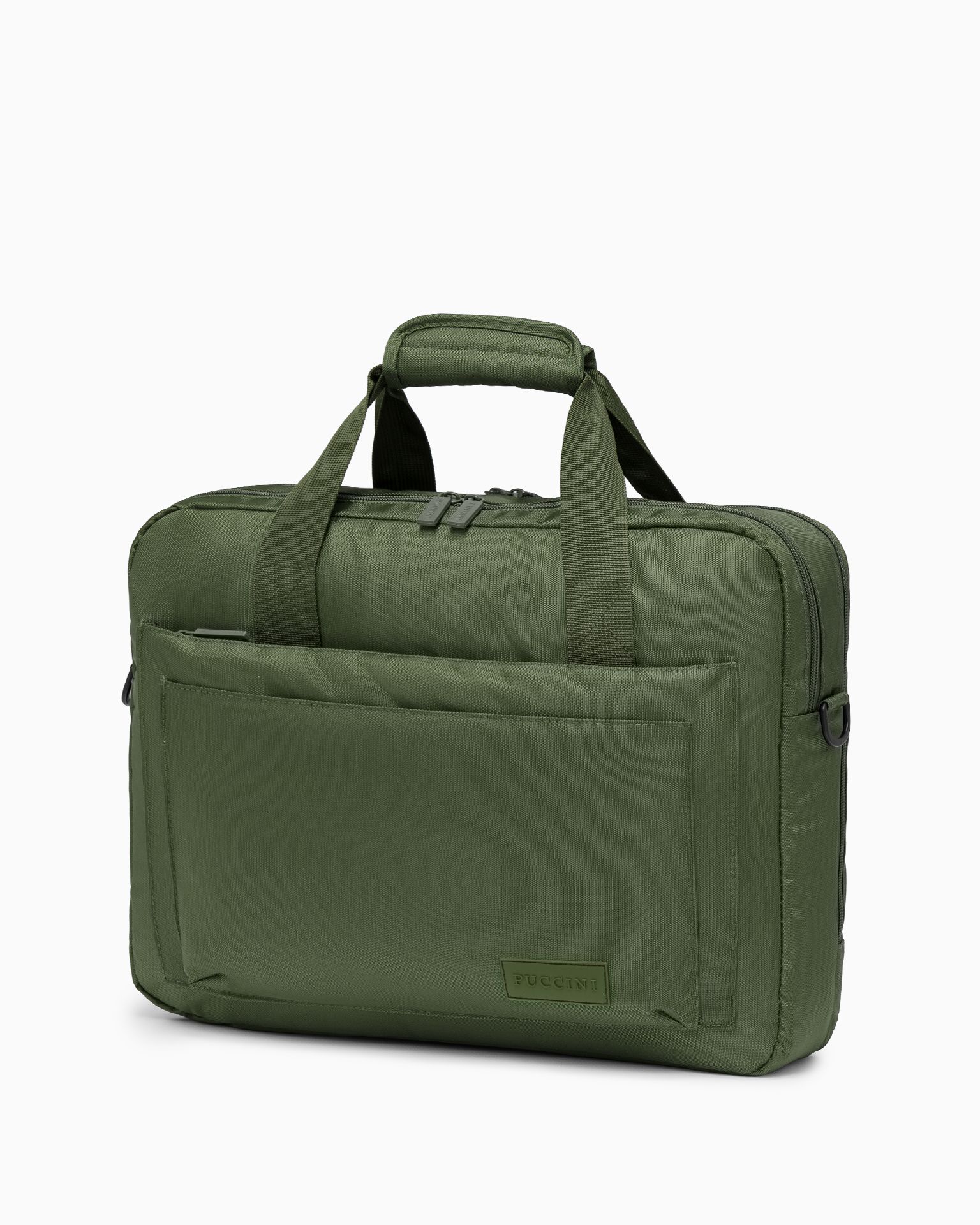 Geanta laptop 17 inch tesatura verde