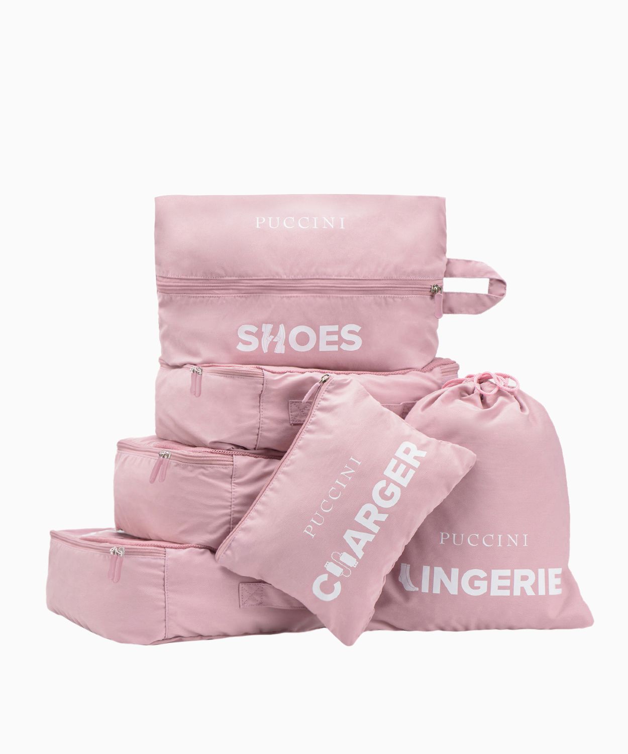 Organizatoare pentru valize - roz