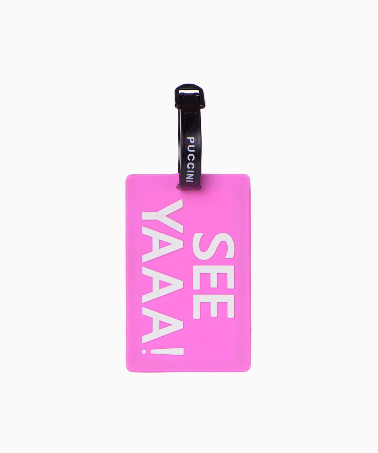 Identificator de bagaj dreptunghiular cu inscripție