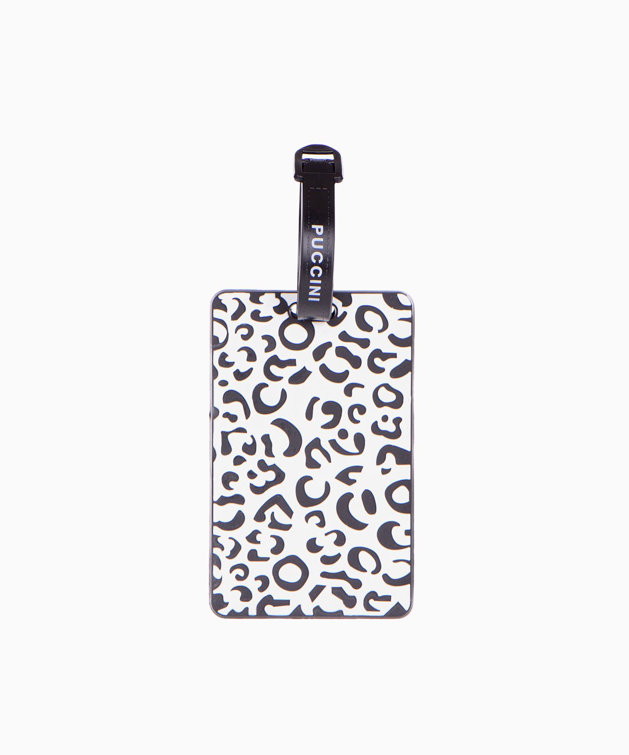 Identificator de bagaj - imprimeu de leopard
