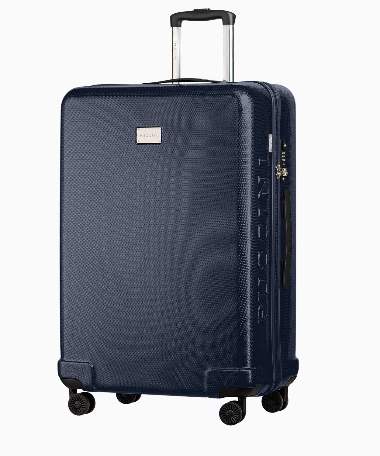 Troler mare dur cu model fagure de miere - bleumarin