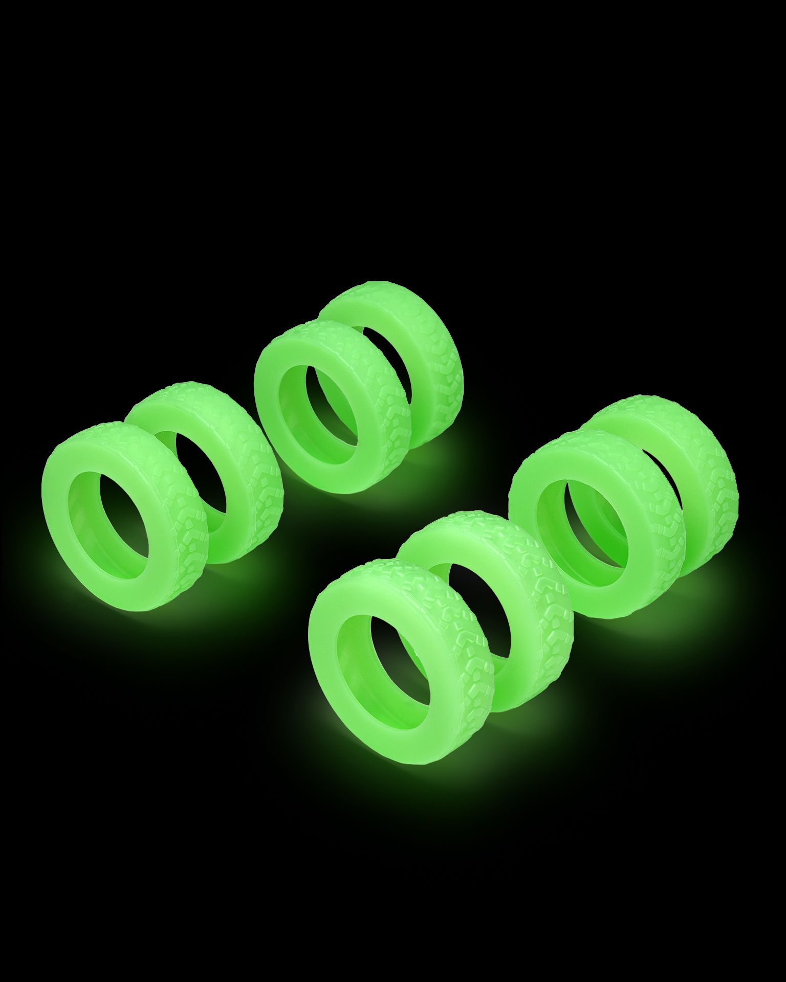 Protecții pentru roți de valiză care strălucesc în întuneric