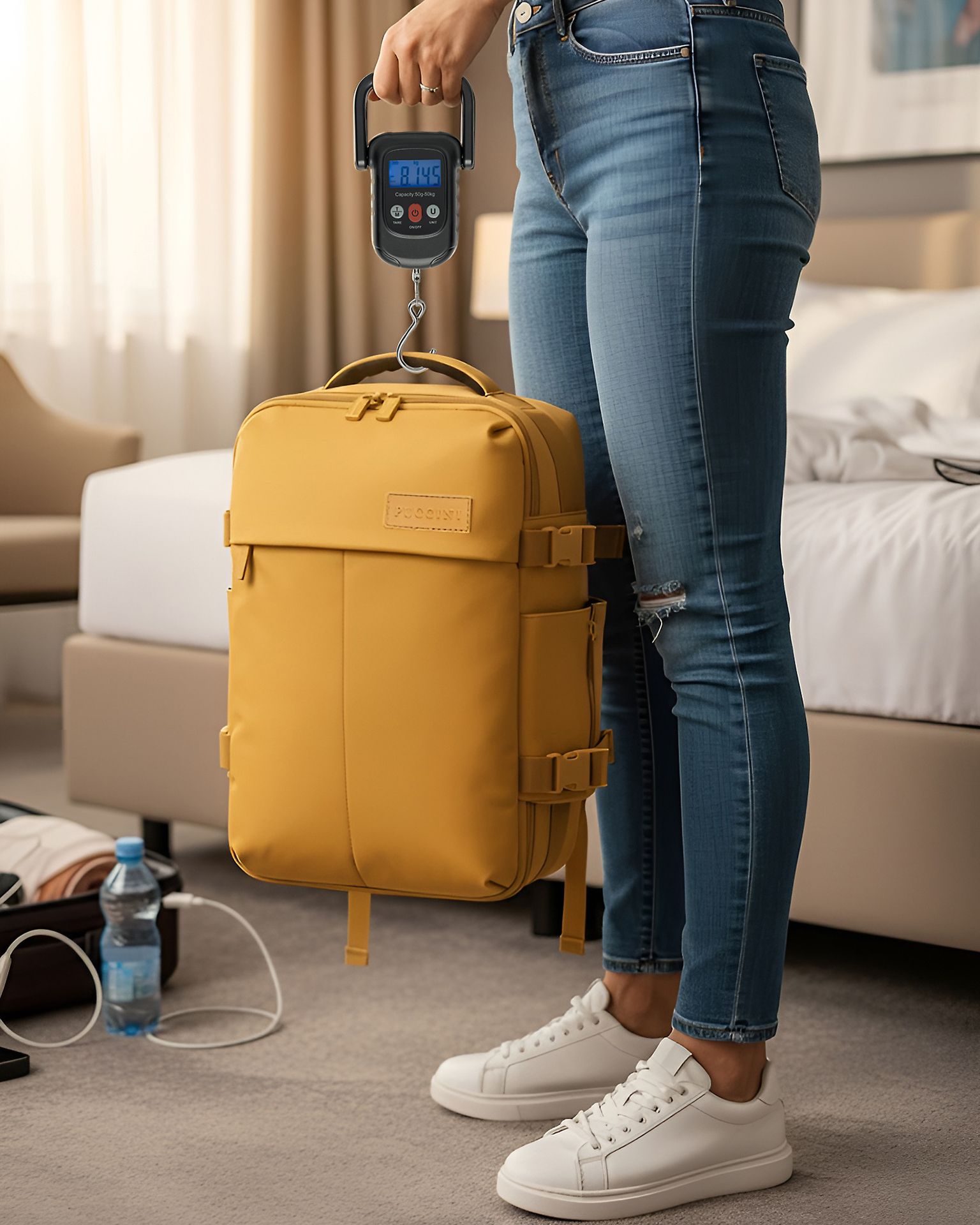 Balanță pentru bagaje cu scară de măsurare