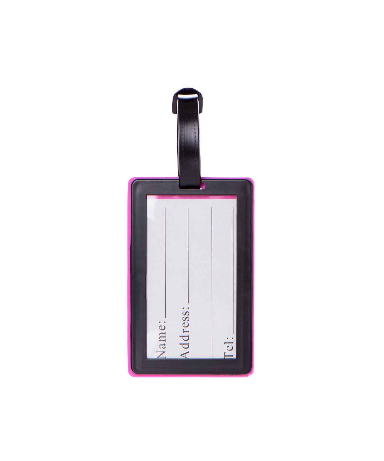 Identificator de bagaj dreptunghiular cu inscripție