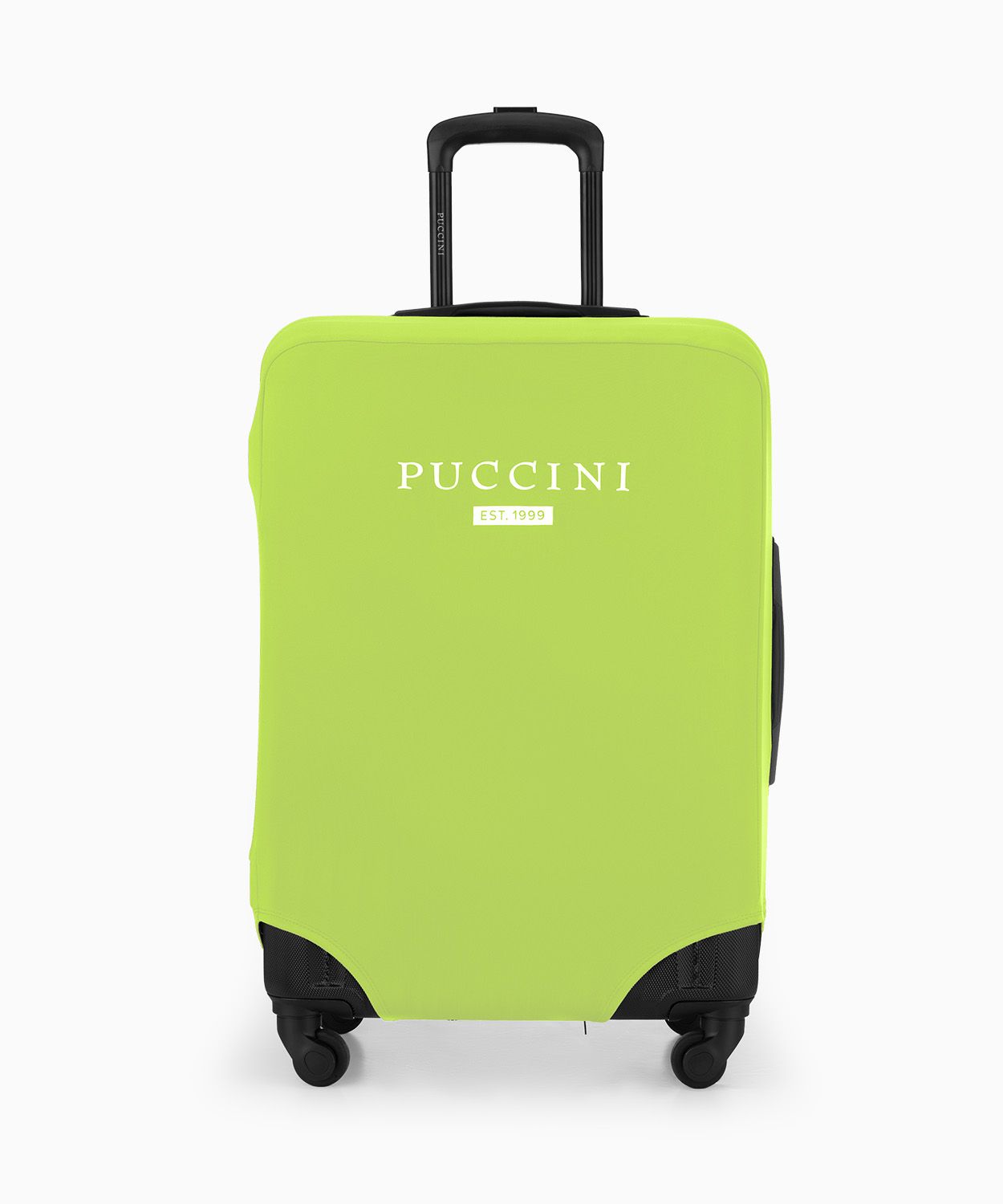 Husă de protecție pentru valiză de dimensiuni medii verde lime