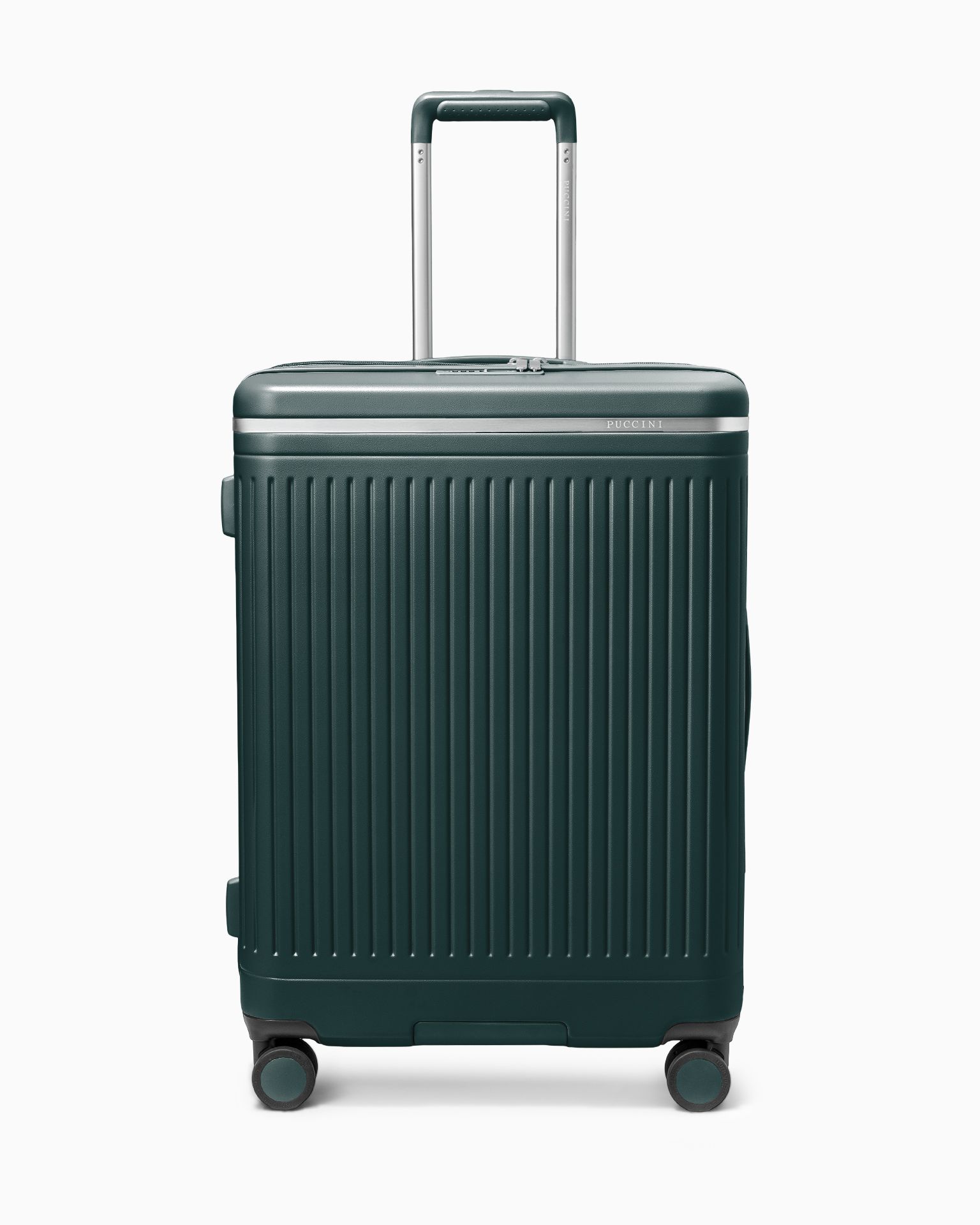 Valiză medie din policarbonat verzuie