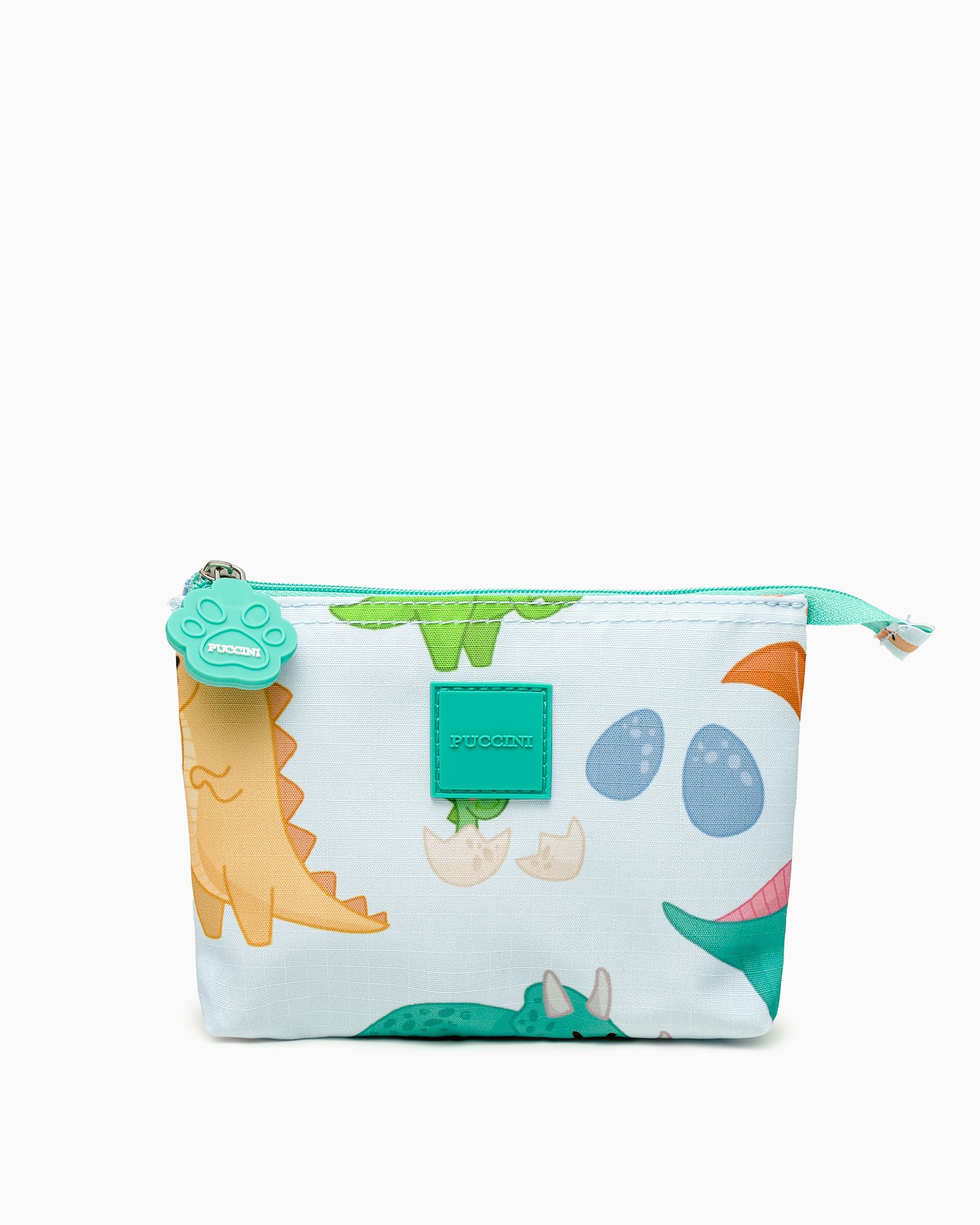 Geantă cosmetice pentru copii mici dinozauri albastru