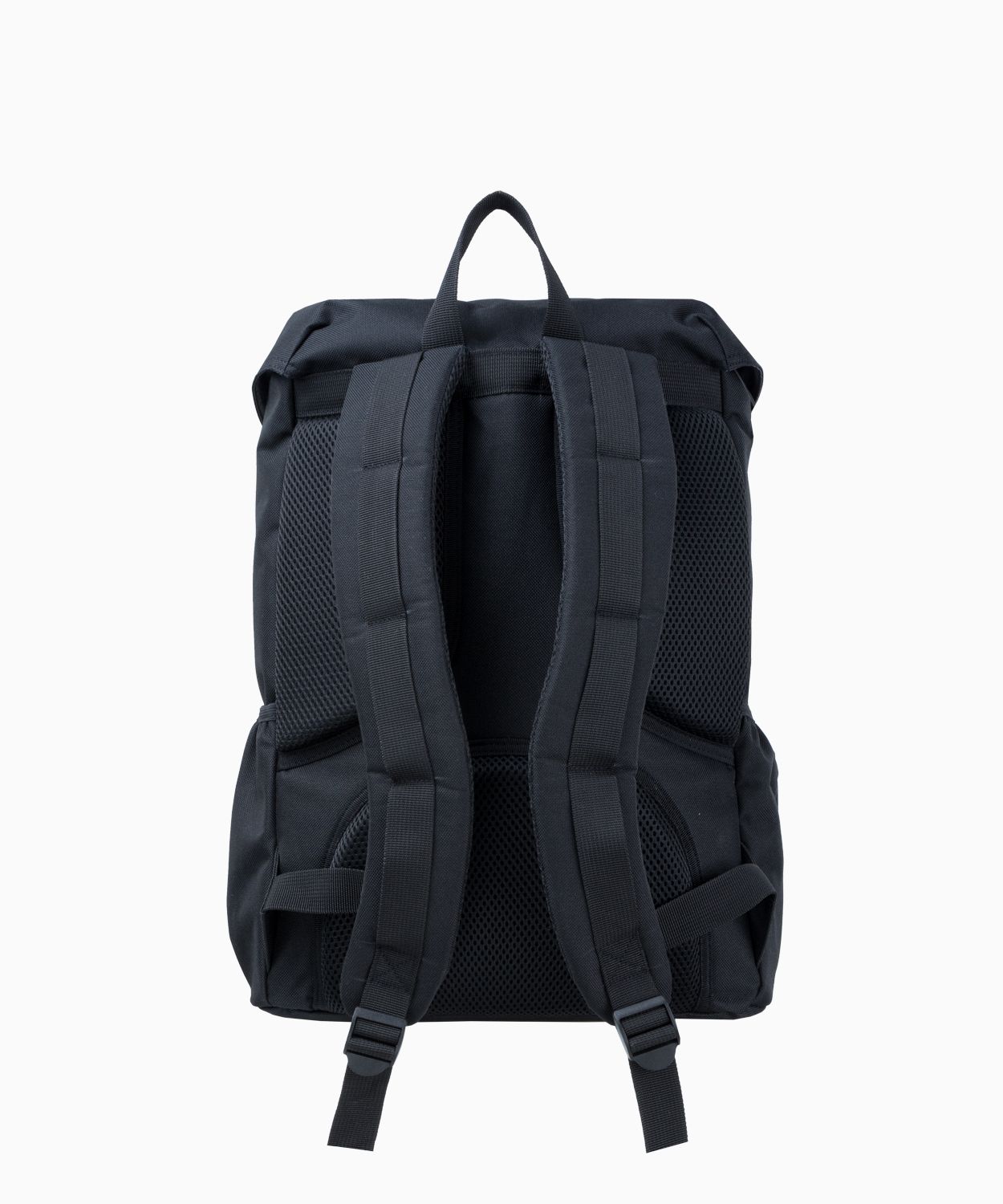 Rucsac cu inserții din piele ecologică - negru