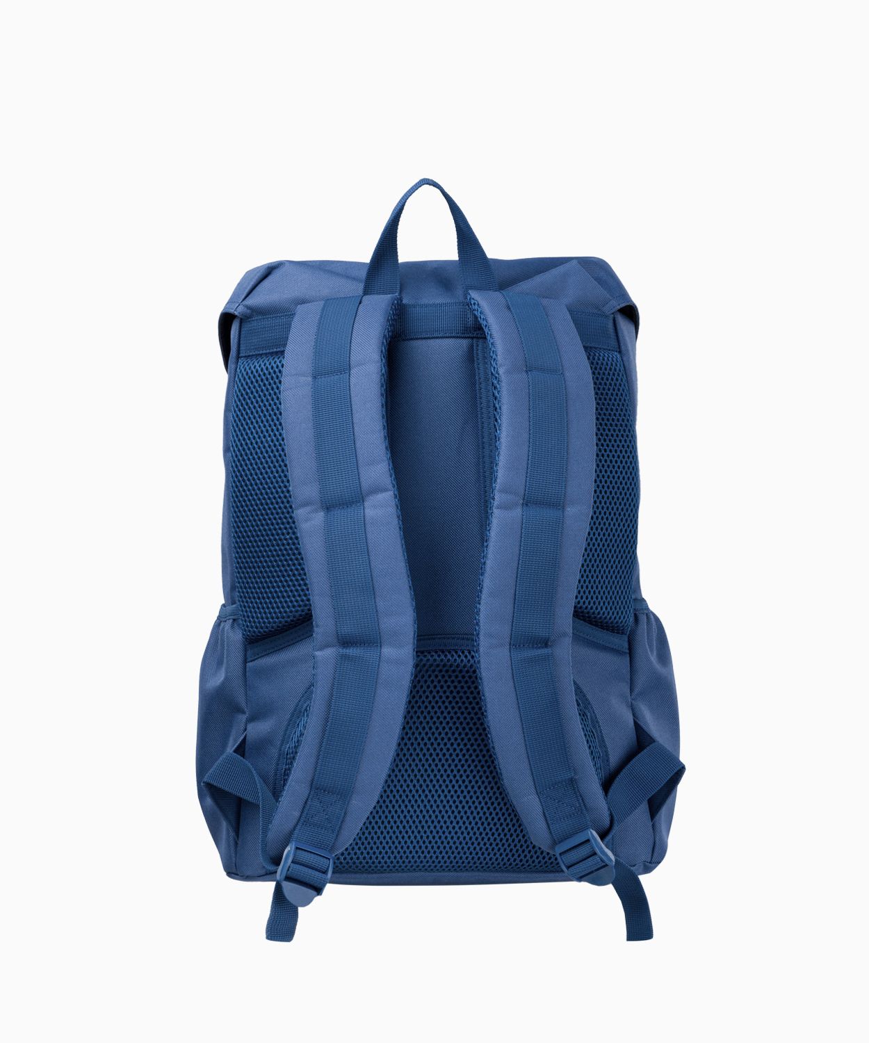 Rucsac cu inserții din piele ecologică - bleumarin