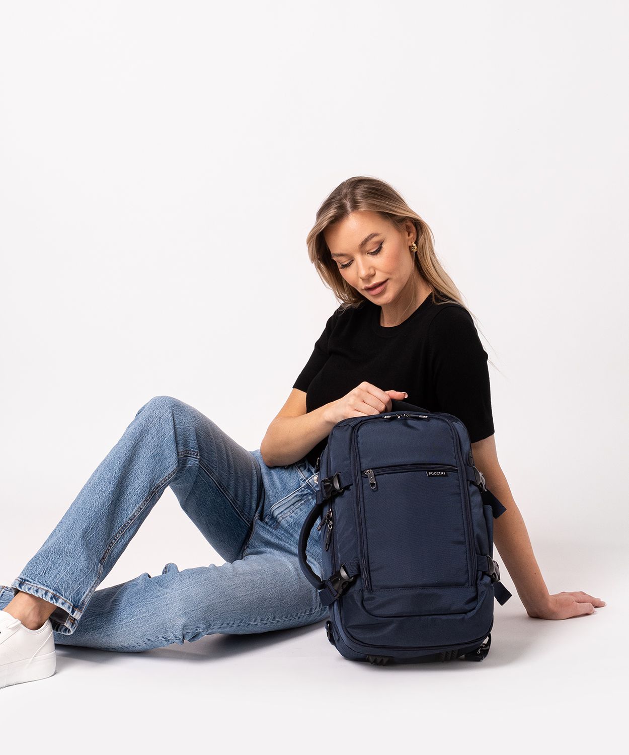 Rucsac multifuncțional pentru avion 40 x 25 x 20 cm - bleumarin