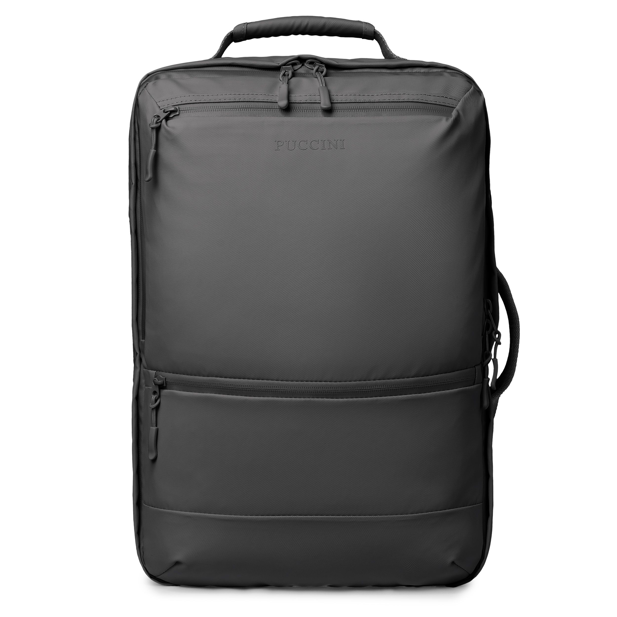 【Rinco】 Rucsac de călătorie cu buzunar RFID negru - puccini.ro