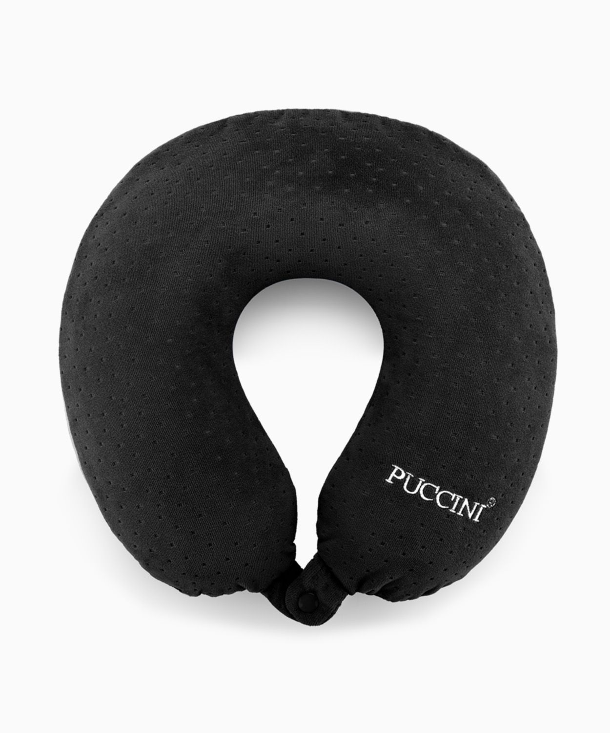 Pernă de călătorie Corn din spumă - neagră