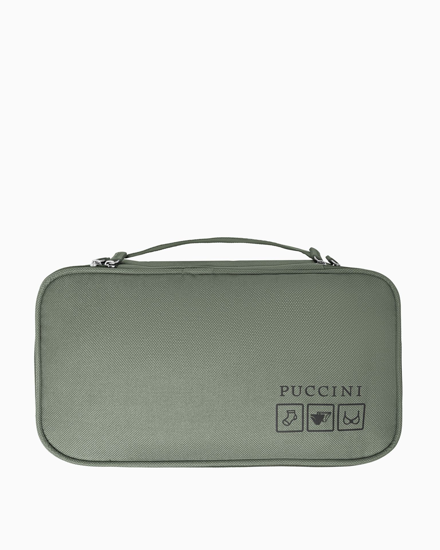 Organizator lenjerie verde