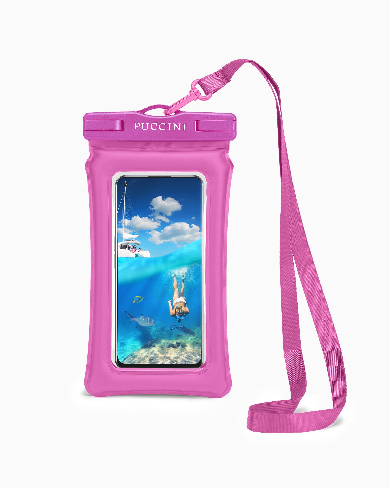 Carcasă telefonică impermeabilă roz