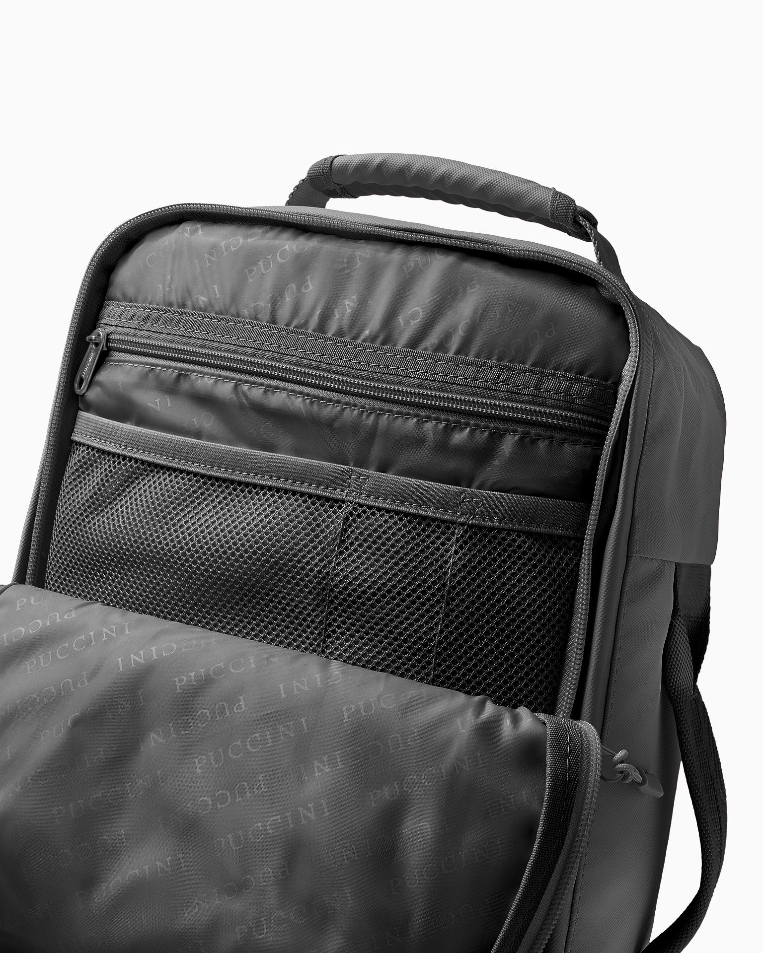 Rucsac de călătorie cu buzunar RFID negru - puccini.ro