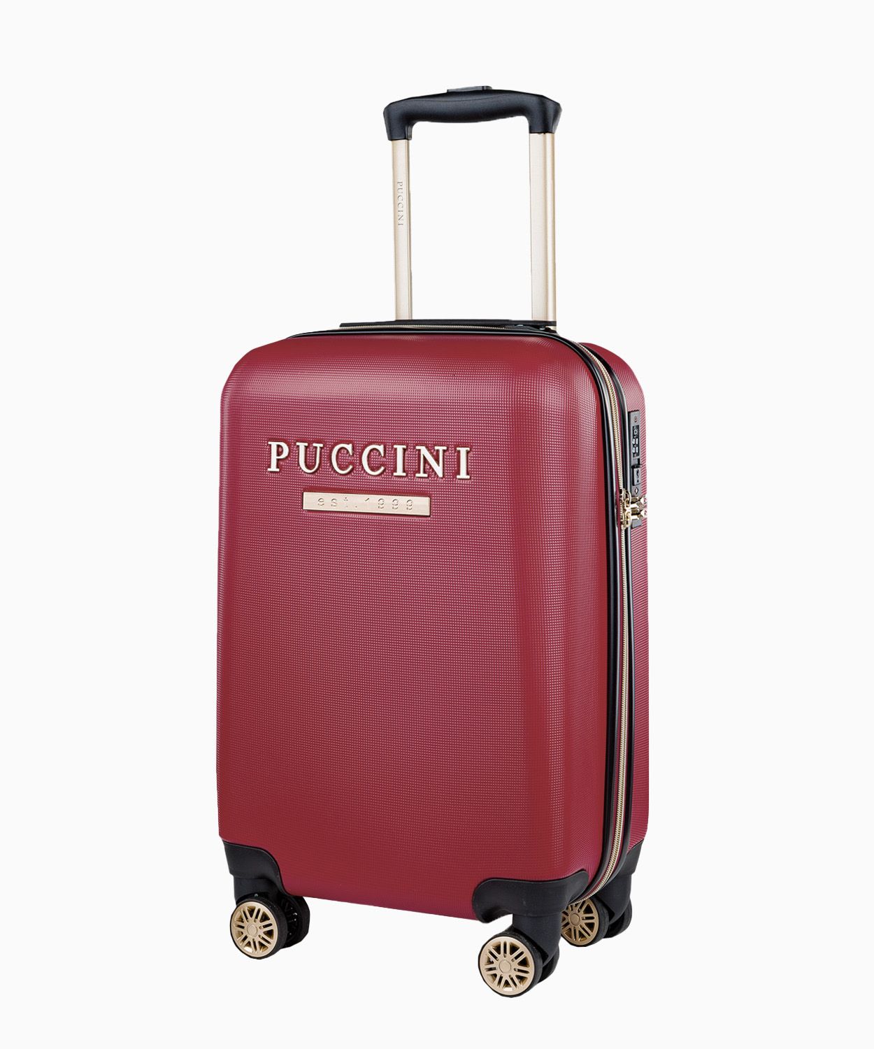 Troler de cabină bordo cu inscripție elegantă