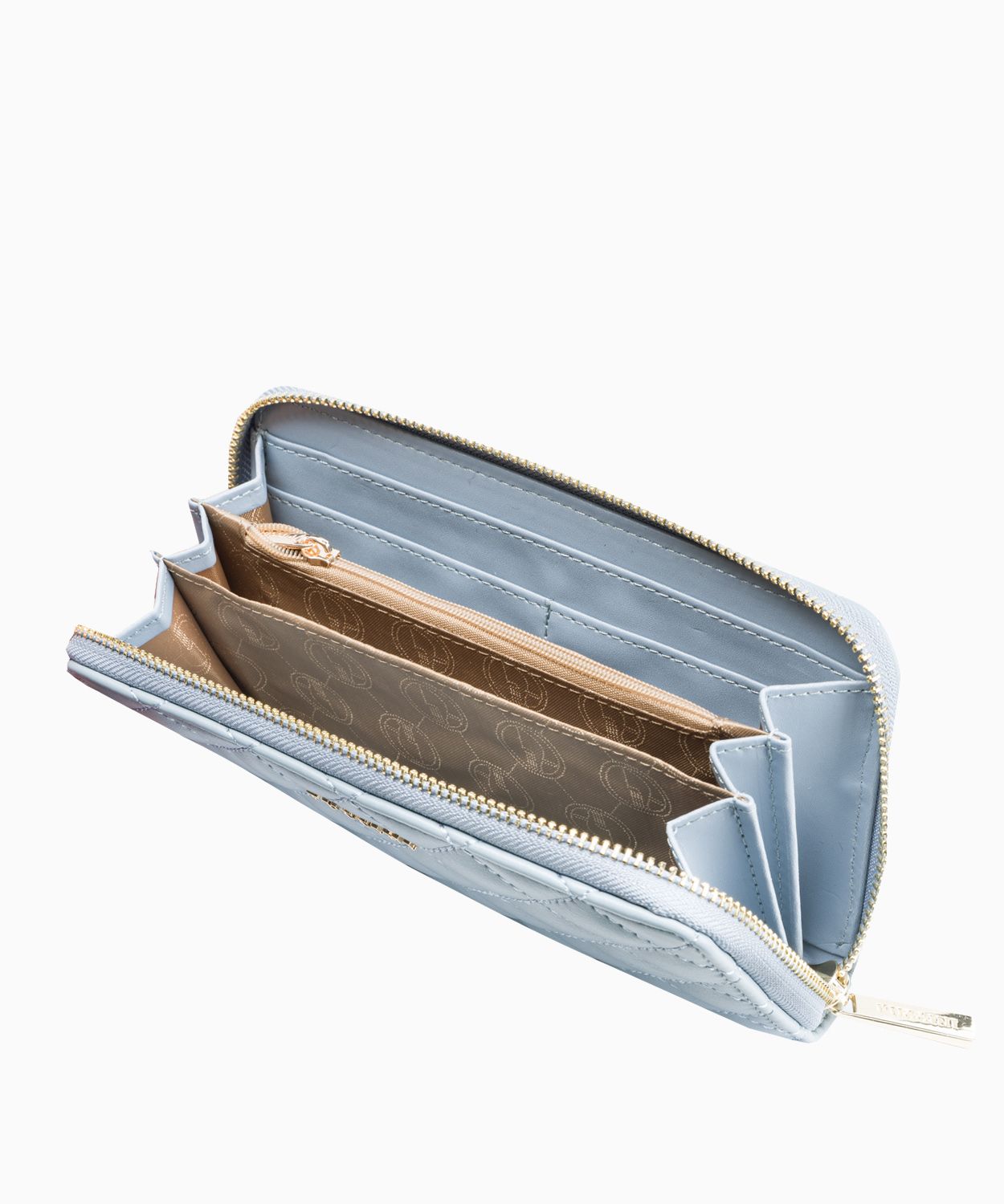Portofel mare de damă model matlasat - bleu