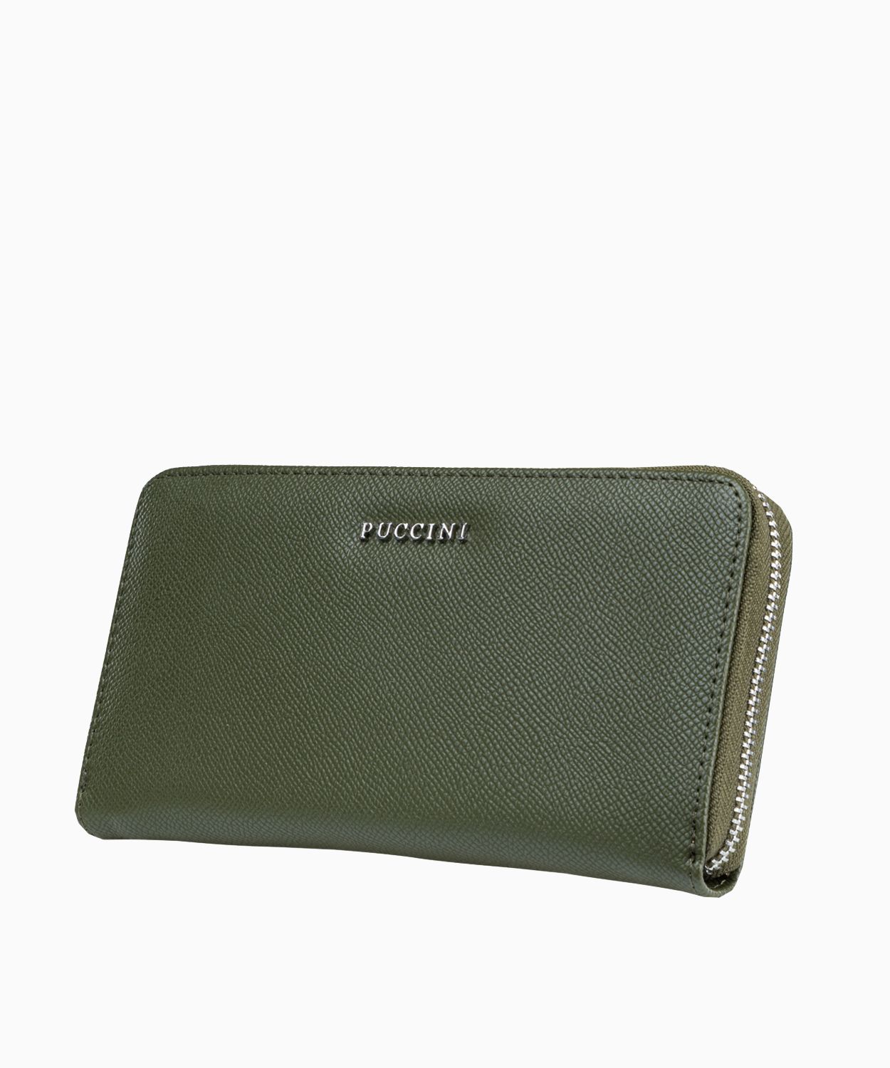 Set portofel dama + rucsac verde