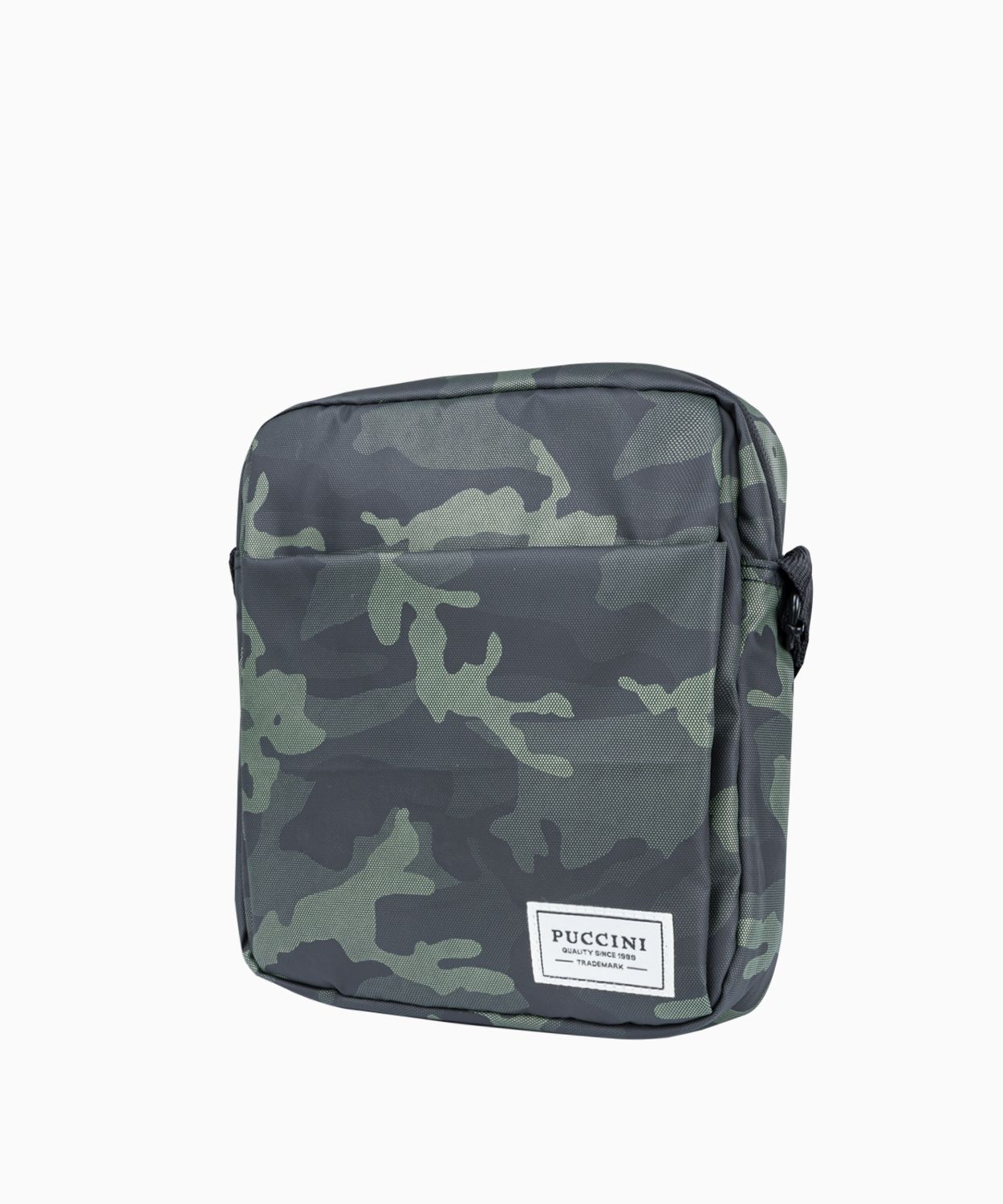 Geantă pentru bărbați cu model camo - verde