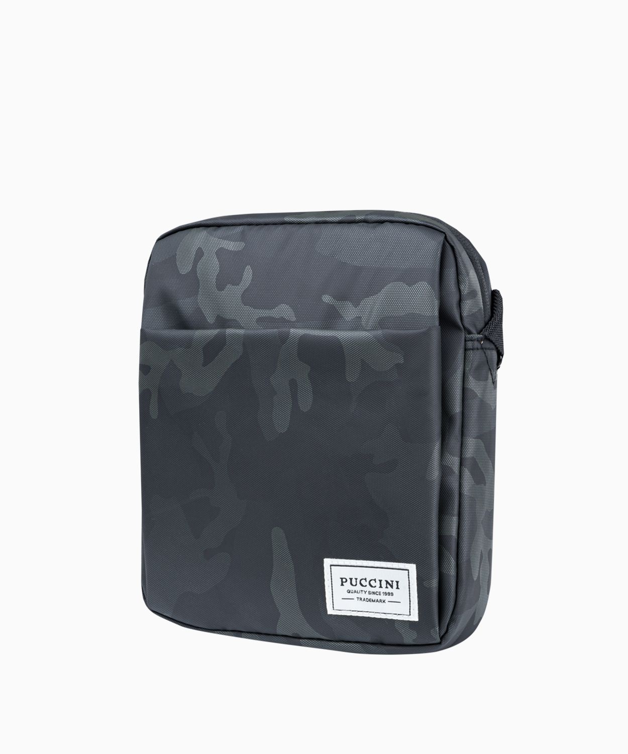 Geantă pentru bărbați cu model camo - antracit