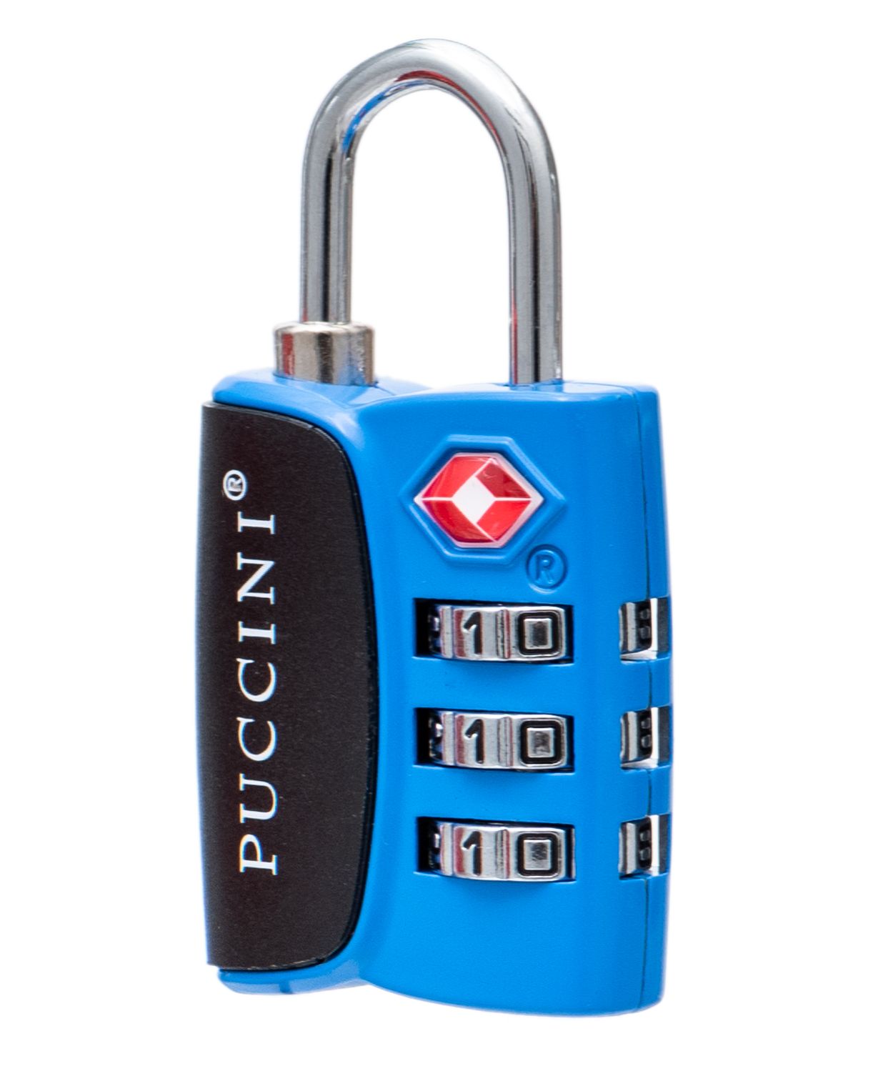 Lacăt pentru bagaje cu încuietoare cu cifru TSA - albastru