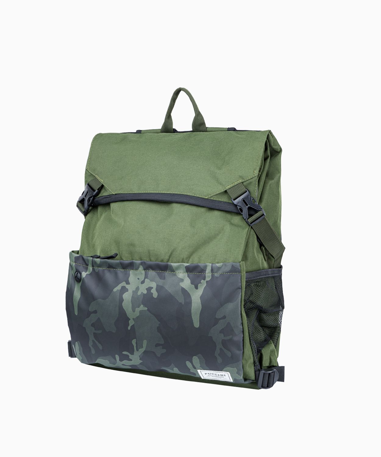Rucsac mare cu buzunare - verde