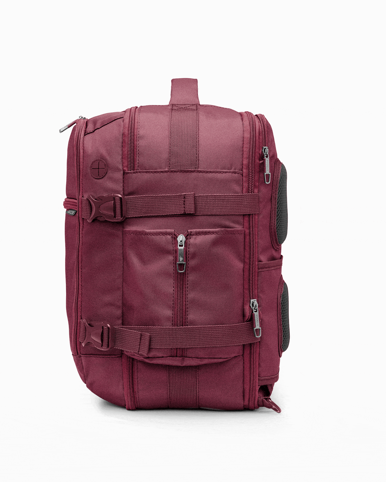 Rucsac de avion cu extensie dimensiune 40x30x20 bordó