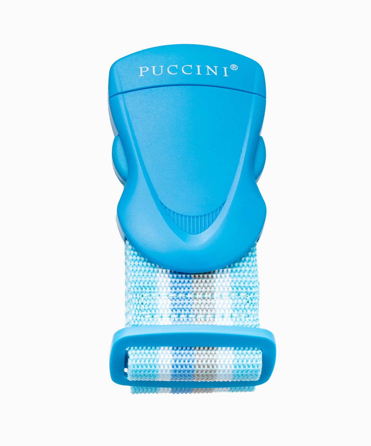 Curea albastră pentru fixarea bagajelor