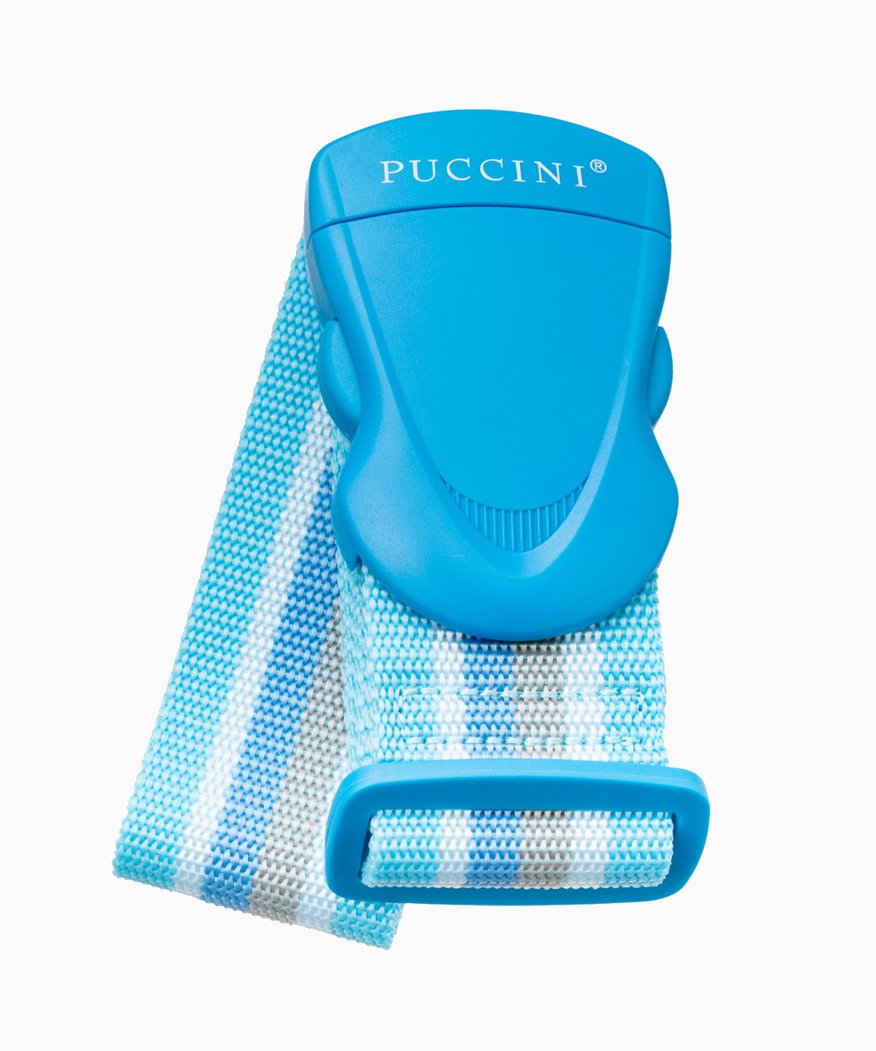 Curea albastră pentru fixarea bagajelor