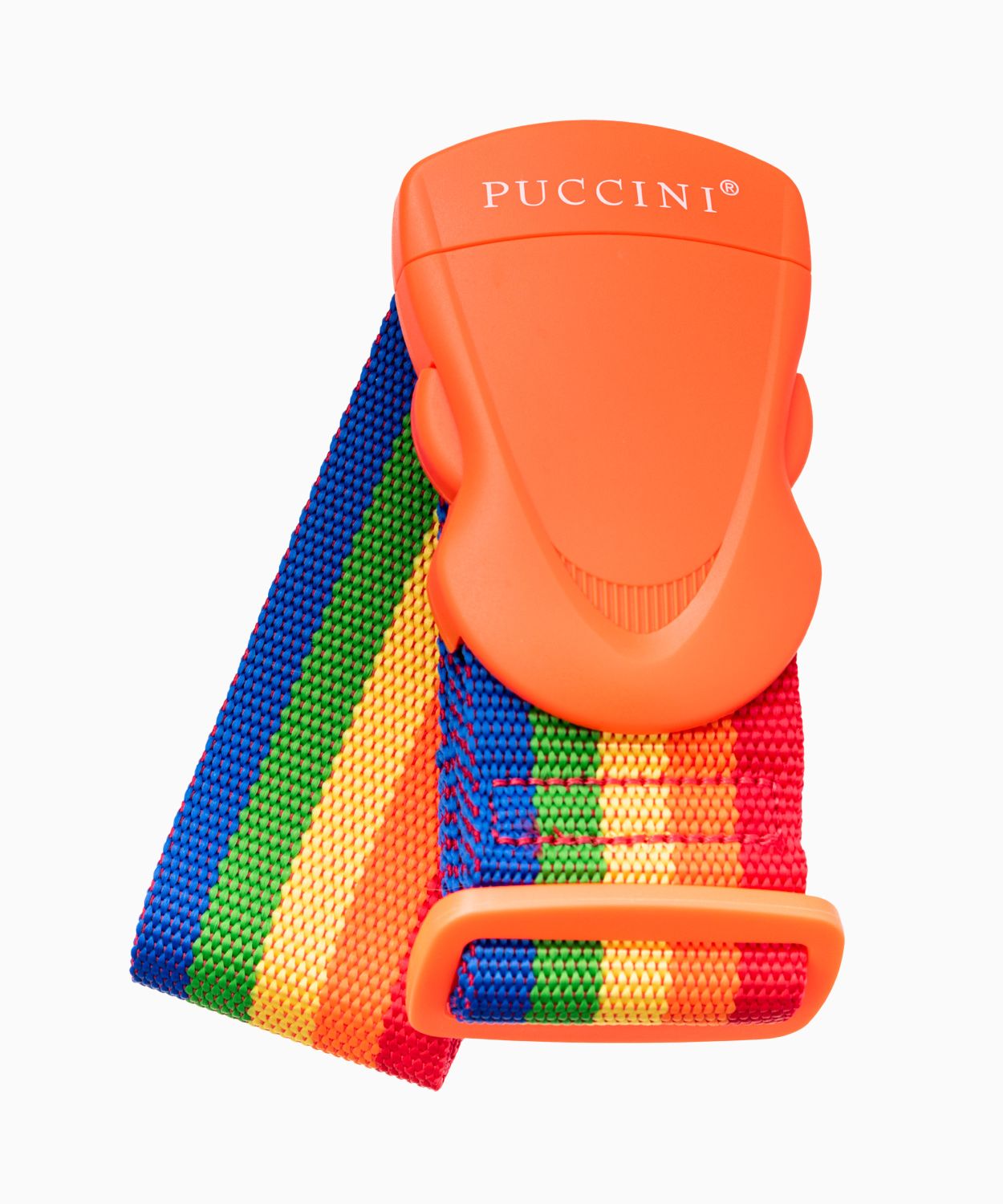 Curea multicoloră pentru fixarea bagajelor